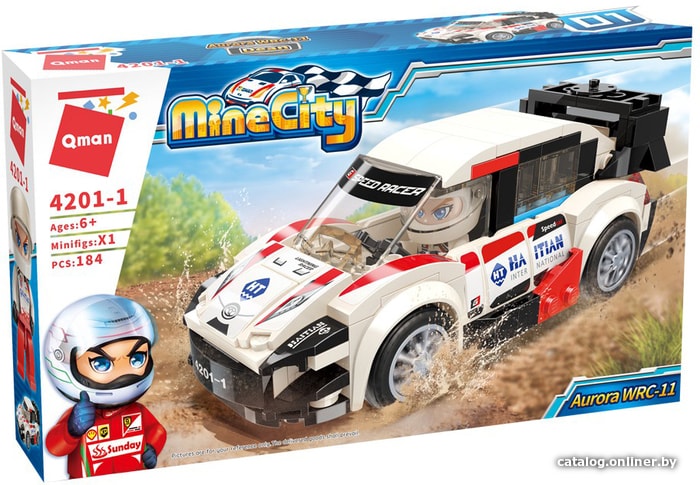 

Конструктор Qman MineCity 4201-1 Aurora WRC-11
