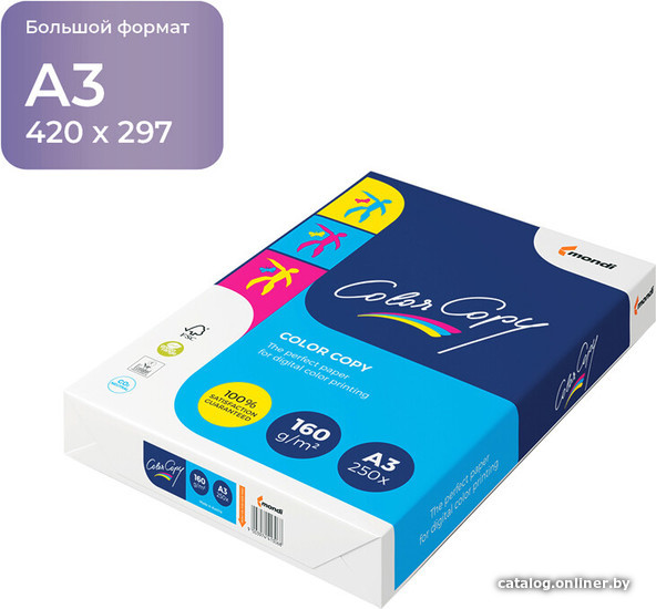 

Офисная бумага IQ Premium A3 (белый, 160 г/м2, 250 л)