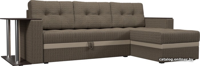 

Угловой диван Mebelico Атланта М 106981 (правый, корфу, коричневый)
