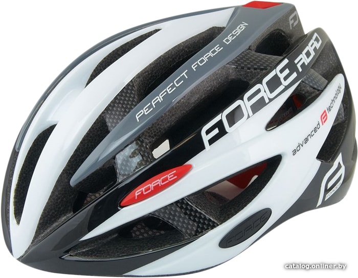 

Cпортивный шлем Force Road L/XL (черный/белый/серый)