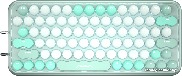 

Клавиатура AULA F3680 (мятный, Blue Switch)