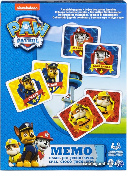 

Настольная игра Spin Master Paw Patrol Мемо 6033326