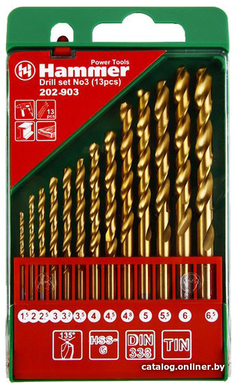 

Набор оснастки Hammer 202-903 (13 предметов)