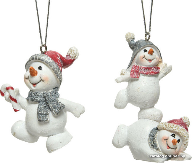 

Елочная игрушка Decoris Снеговик 530688