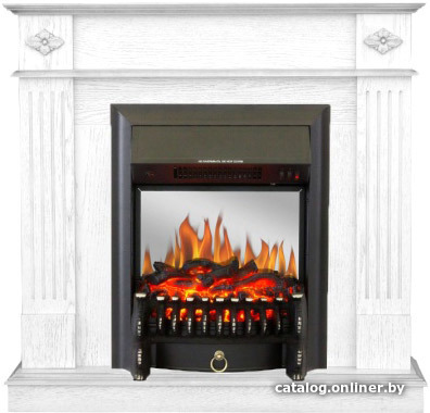 

Каминокомплект Smolcom Brighton Corner STD-ASP с Fobos-S Lux BL LT (белый дуб)