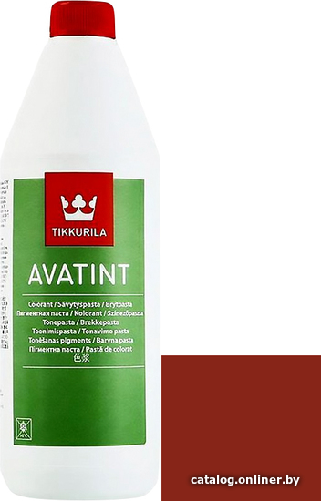 

Колеровочная краска Tikkurila Avatint 1 л (OM, orange medium)