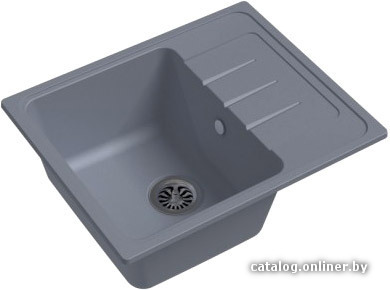 

Кухонная мойка Ewigstein Elegant 45F (серый металлик)