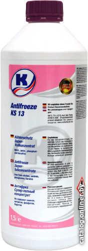 

Антифриз Kuttenkeuler Antifreeze KS 13 (1.5л, розовый/фиолетовый)
