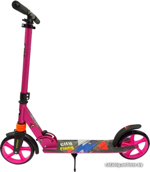 

Двухколесный подростковый самокат Scooter City 690 (розовый)