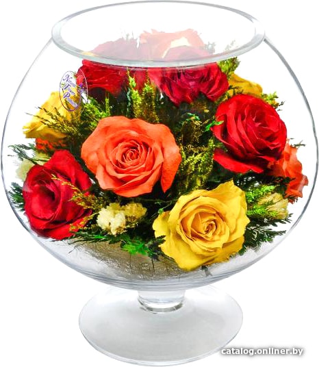 

Цветы, букеты Natural Flower Products Композиция из красных, оранжевых и желтых роз NQY5j3