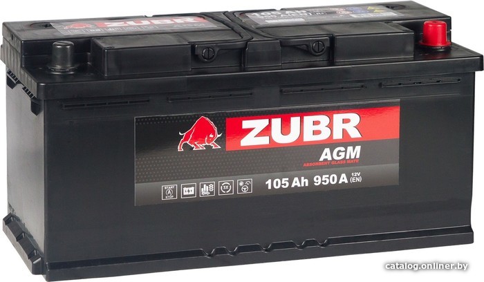 

Автомобильный аккумулятор Zubr 105 Аh ZUBR AGM 605 02 ZAP R+ (105 А·ч)