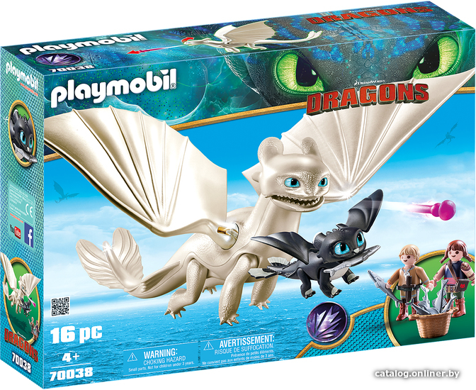 

Конструктор Playmobil PM70038 Легкая ярость и дракончик с детьми