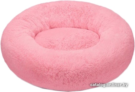 

Лежак Pet Bed плюшевый 60 см (розовый)