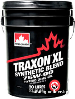

Трансмиссионное масло Petro-Canada Traxon XL Synthetic Blend 75W-90 20л