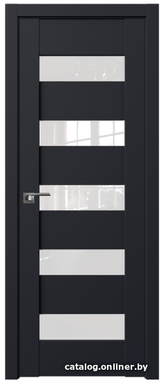 

Межкомнатная дверь ProfilDoors 29U 60x200 (черный матовый, стекло белый триплекс)