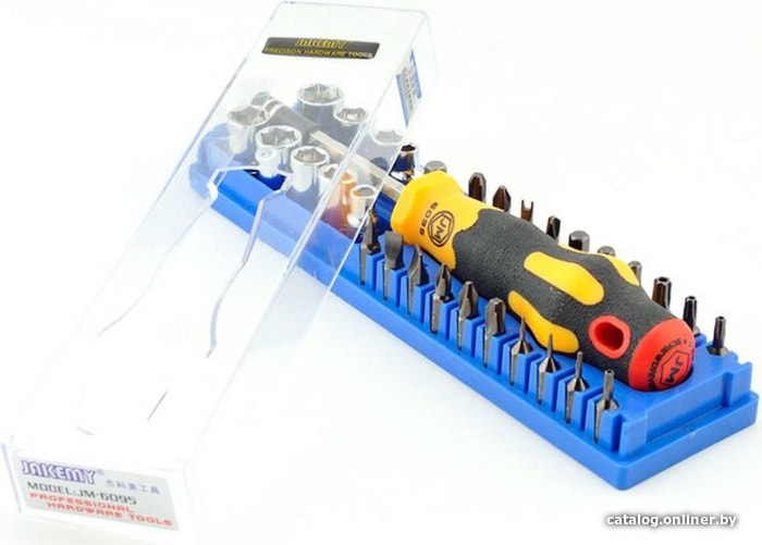 

Набор торцевых головок и бит Jakemy JM-6095 (31 предмет)