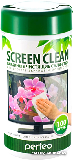 

Влажные салфетки Perfeo Screen Clean PF-T/SC-100