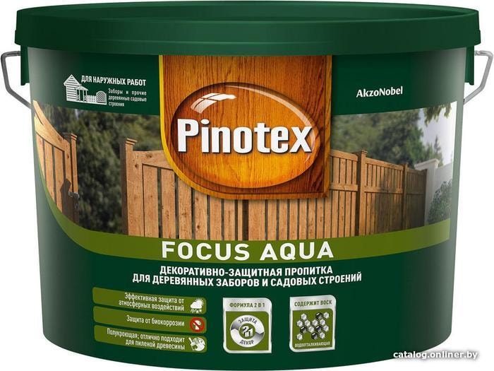 

Пропитка Pinotex Focus Aqua 9 л (рябина)