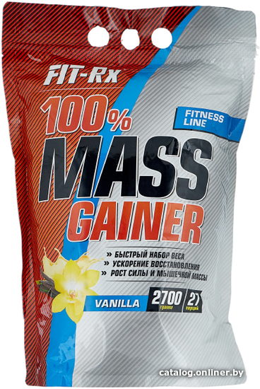 

Протеин FIT-Rx 100% Mass Gainer (ваниль, 2700г)