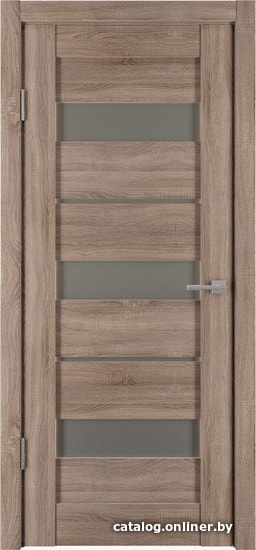 

Межкомнатная дверь IstokDoors Горизонталь-4 ДЧ 60x200 (спил седой/стекло бронза)