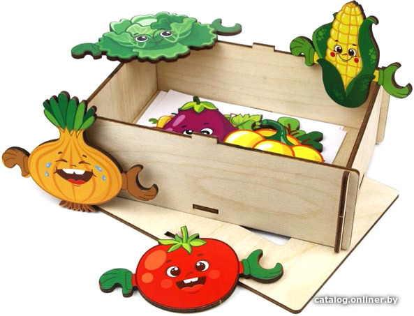 

Мозаика/пазл WoodLand Toys Овощи Хоровод 145104