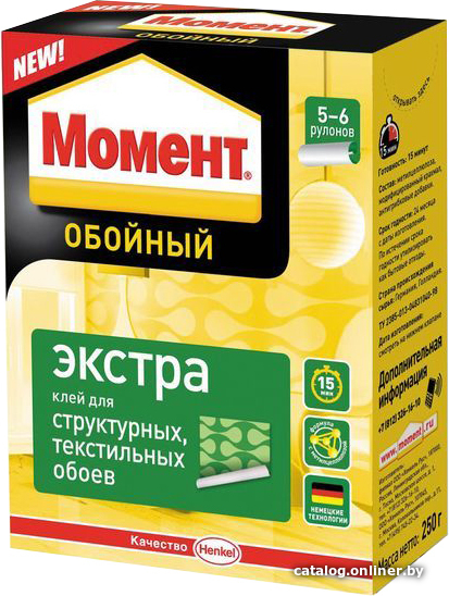 

Клей для обоев Момент Экстра (250 г)