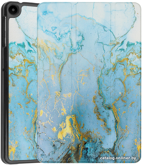 

Чехол для планшета JFK Smart Case для Huawei MatePad SE 10.4 (серо-золотой мрамор)