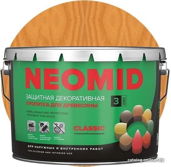 

Пропитка Neomid Bio Color Classic 9 л (калужница)