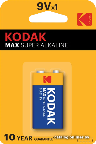 

Батарейка Kodak Max super alkaline 6LR61-1BL 1шт