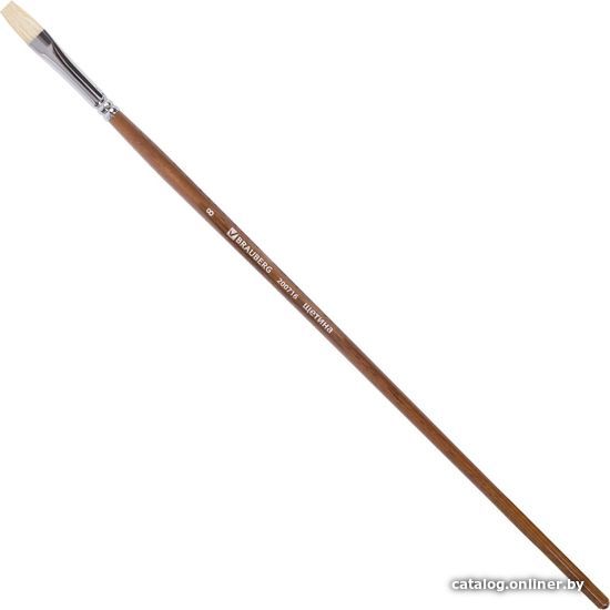 

Кисть для рисования BRAUBERG Art Classic Щетина 8 200716 (плоская)