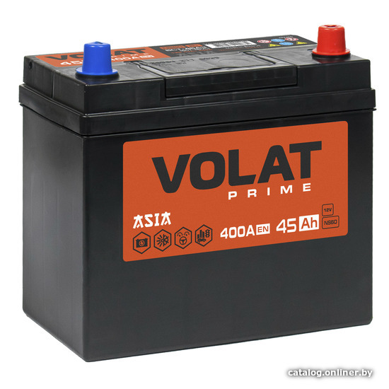 

Автомобильный аккумулятор VOLAT 45 Ah Volat Prime Asia R+