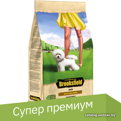 

Сухой корм для собак Brooksfield Adult Small Breed Dog с уткой 6 кг