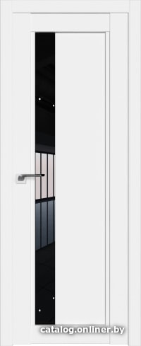 

Межкомнатная дверь ProfilDoors 2.71U 70x200 (аляска/стекло черный триплекс)