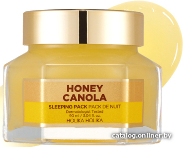

Holika Holika Маска для лица кремовая Honey Sleeping Pack Canola Ночная 90 мл