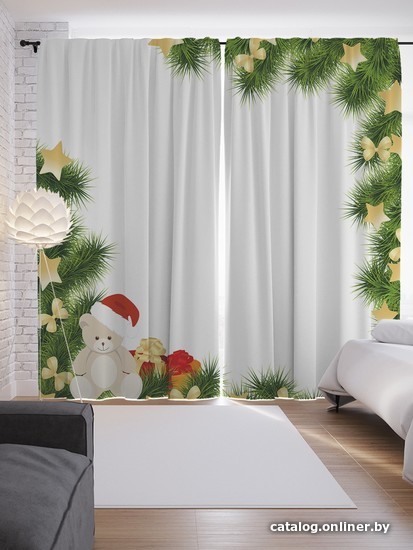 

Комплект штор JoyArty Звезды Рождества 1.45x2.65 м p_53286_145x265 (2 шт)