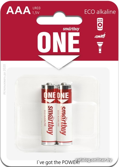 

Батарейка SmartBuy One AAA 2шт. LR03