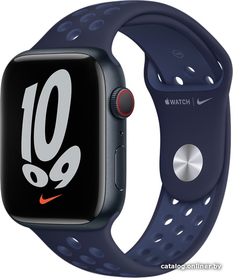 

Ремешок Apple Nike 45 мм (ночной/мистический ультрамарин, S/M и M/L) ML8C3