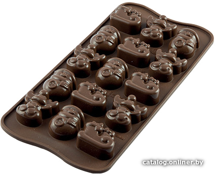 

Мини-формочка Silikomart Choco Winter 22.123.77.0065
