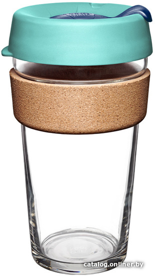 

Многоразовый стакан KeepCup Brew Cork L Australis 454мл (бирюзовый)