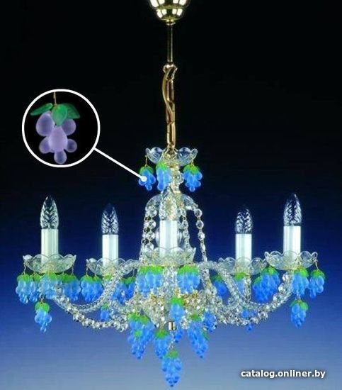 

Подвесная люстра ArtGlass Gizela Ix. Vino Violet St