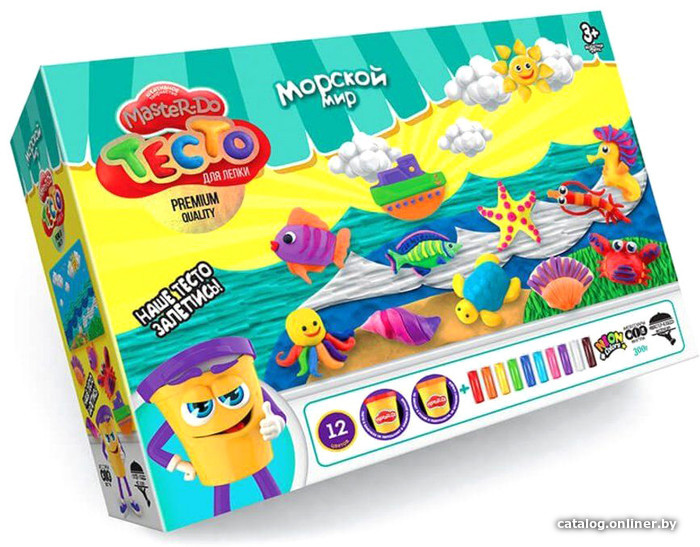 

Тесто для лепки Danko Toys Master Do Морской мир TMD-07-04 (12 цв)