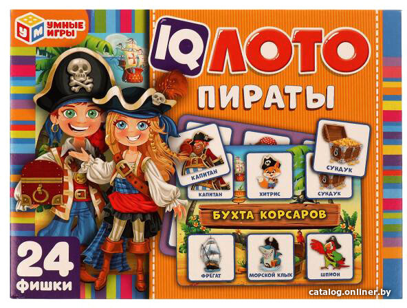 

Детская настольная игра Умные игры Пираты. IQ лото 4680107969545