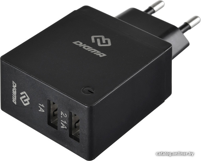 

Сетевое зарядное Digma DGWC-2U-3A-BK