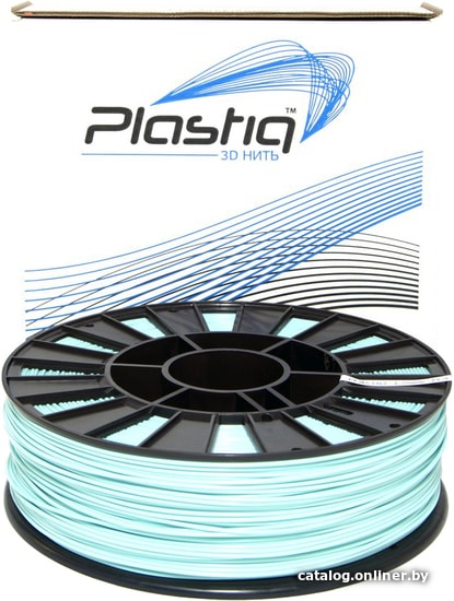 

Пластик PlastiQ PLA 1.75 мм 900 г (бирюзовый)