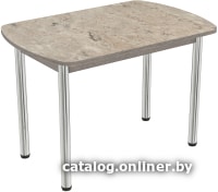 

Кухонный стол ВВР Пластиковый 110x70 (аламбра темный/подстолье прямое белый)
