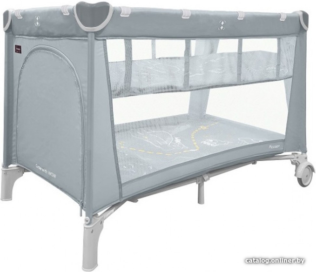 

Манеж-кровать Carrello Piccolo Plus CRL-11501/2 (ash grey)