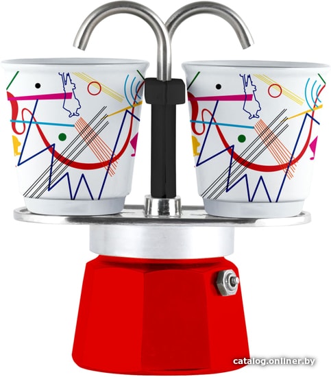 

Гейзерная кофеварка Bialetti Mini Express (arte kandinsky)