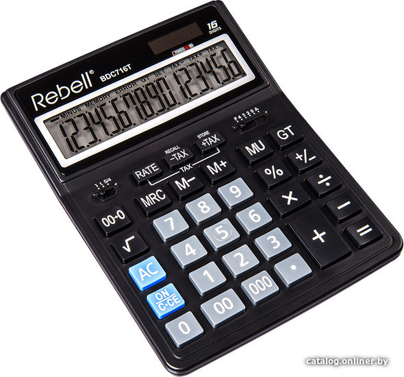 

Бухгалтерский калькулятор Rebell RE-BDC716T BX