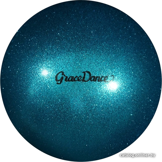 

Мяч Grace Dance 4327164 (18.5 см, голубой/блестки)