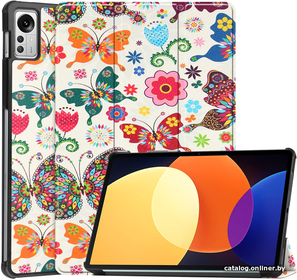 

Чехол для планшета JFK Smart Case для Xiaomi Pad 5 Pro 12.4 (бабочки)